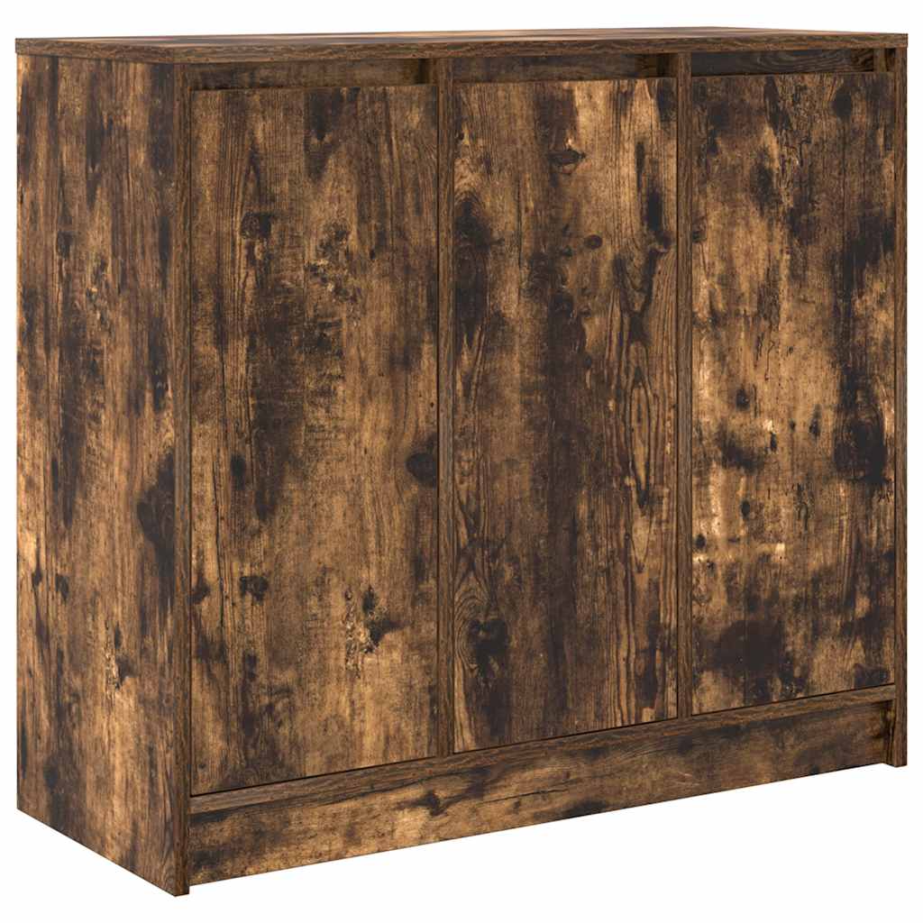 Sideboard Smoked Oak 85 x 34 x 76 cm Particle Board