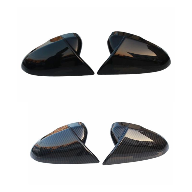 For Ford Mondeo/Fusion 2013 -2018 Low Profile Carbon Fiber Paste Rear Side Horn Mirrors Rearview Cover Trim Car