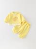Spring/Autumn Cartoon Hoodie and Pants Set for Baby Boys (0-2 Years)