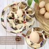 Egg Collecting Basket 7 Pouches Eggs Gathering Holder Bags for Chicken Coop Henhouse Farmhouse Garden Hen Duck Goose Eggs