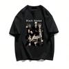 NANA Japanese Anime T-Shirt Cartoon Charactor Print Unisex Tops Black Stones Streetwear Sporty Cotton Sweatshirt Tees