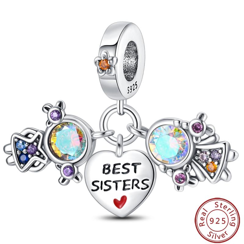 Copper Sincere Emotions Multiple Styles Heart-Shaped Romantic Charms Beads 3Mm Diy Fine Jewelry Making