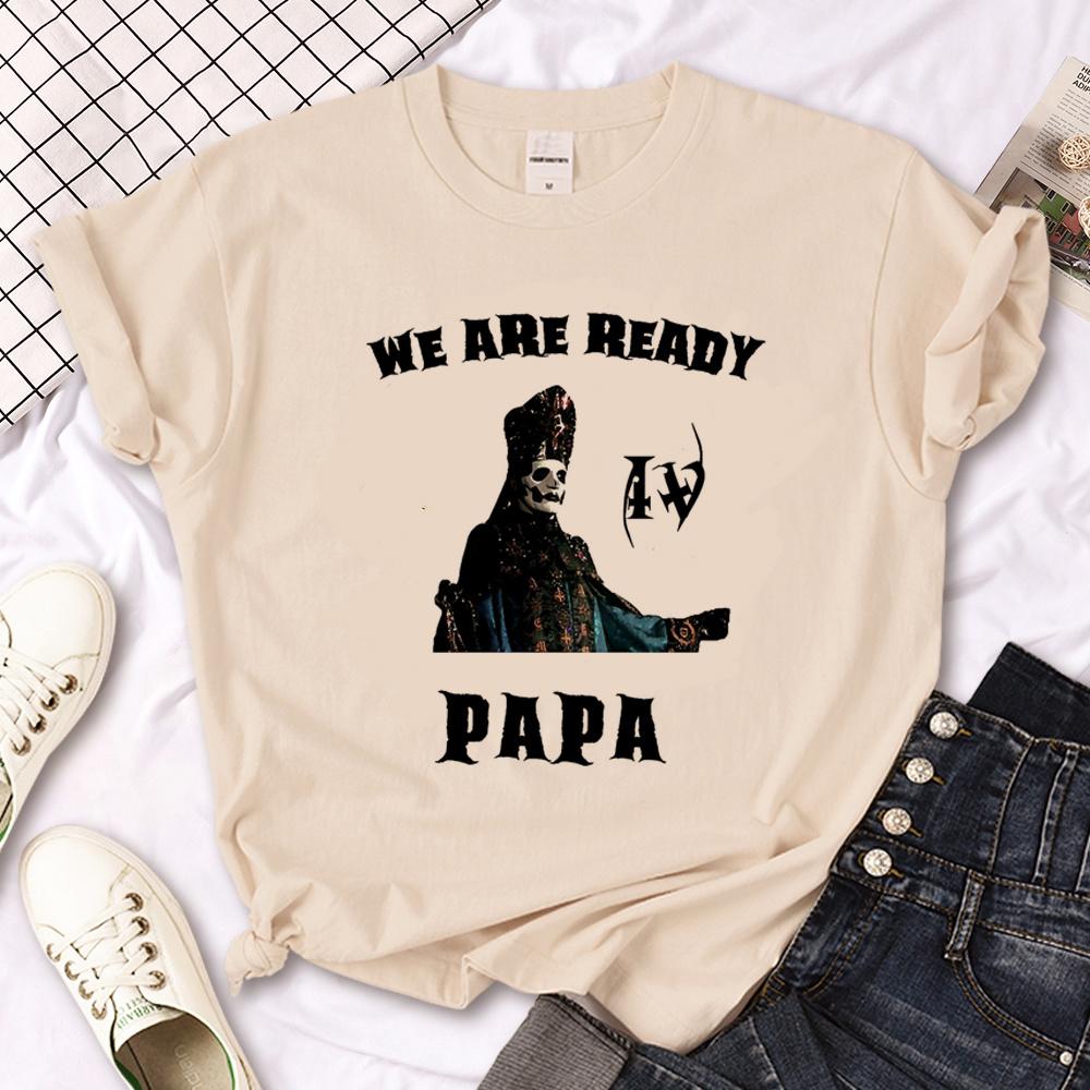 Ghost Band Tshirt Women Summer Tshirt Girl Anime Clothes