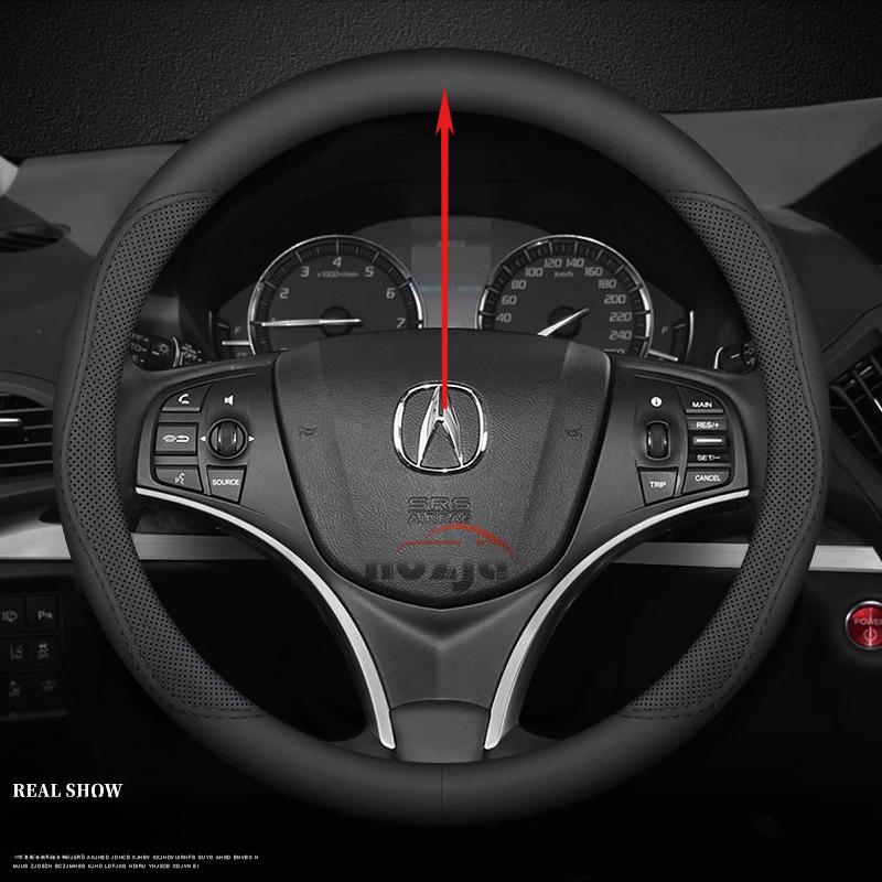 

Car Leather Steering Wheel Cover for Acura NSX RDX RLX Integra ADX TL ZDX ILX MDX Type S A-Spec SH-AWD GT Auto Accessories