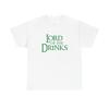 Lord Of The Drinks Funny Graphic T-Shirt Unisex Heavy Cotton Tee Gift NEW