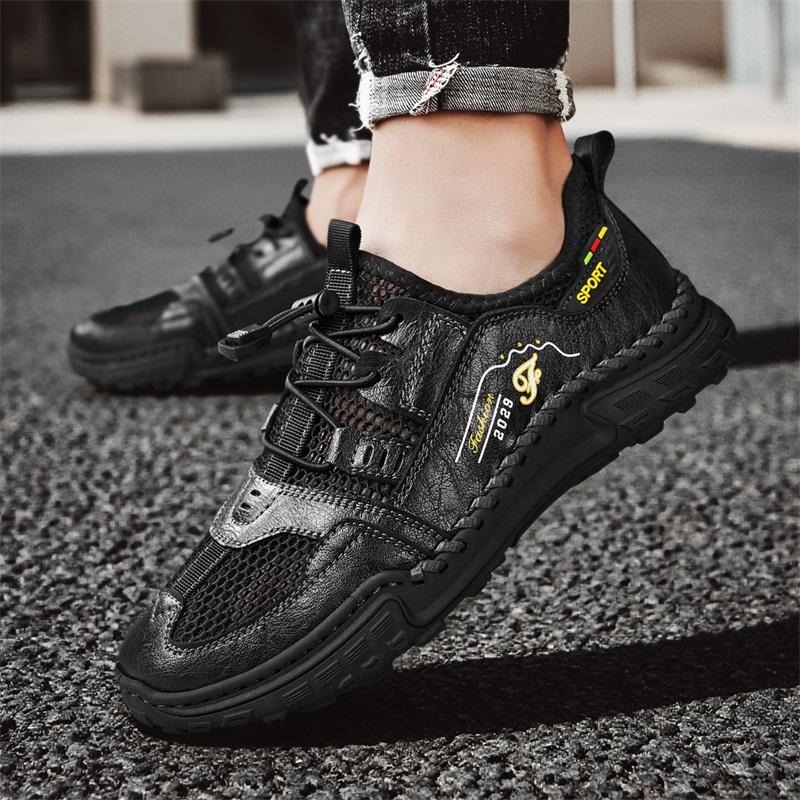 38-48 Men's Casual Sandals Breathable Mesh Shoes Lightweight Running Sneakers