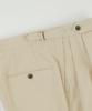 BELLIEF Essential Linen Cotton Twill Adjust 2-Pleated Relaxed Chino (Beige)