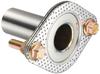 FORTUNE JDM Stainless Steel Flanged Size Silencer, Mid-Pipe 50-60mm Diameter, JFS-5060