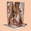 1PC Women's Summer Beach Accessory Fashion Satin Square Scarf 90*90inch Multi-use Headscarf Party Use Versatile Hair Towel