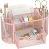 Metal Pen Holder Pen Barrel Student Multi-Functional Stationery Creative Desktop Iron Net Nine Grid Combination Storage Box