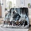 Assassin's Creed Theme Printed Blanket - Perfect for Couch, Bed, Travel & Outdoor Use | Machine Washable, Cozy & Durable.
