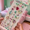 Acrylic Gem Face Stickers for Kids Colorful Rhinestone Self-Adhesive Gems for Girls Stage Performance