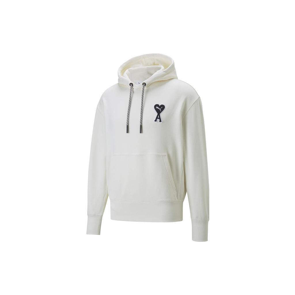 Puma x Ami Hoodie Marshmallow Unisex Tops White 536231-75