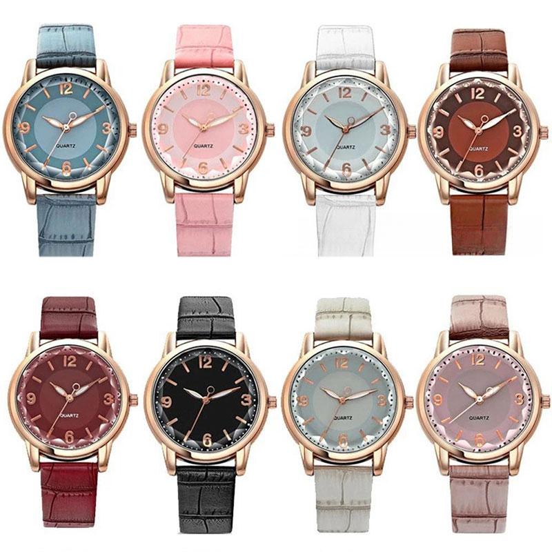 Womens Quartz Versatile Wristwatch Jewelry Gifts Elegant Ladies Watch Casual