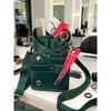 Retro Hairdressing Scissor Kit Dedicated for Hair Stylist Waist Bag Hairdressing Tool Kit New Arrival Pet Beauty Scissor Kit Shoulder Bag