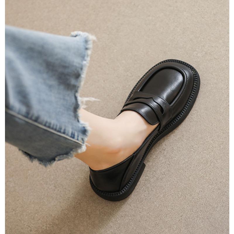 New Japanese Style College Student Shoes Cosplay Lolita Shoes for Women Girl Fashion Black Uniform Platform Shoes Women Loafers