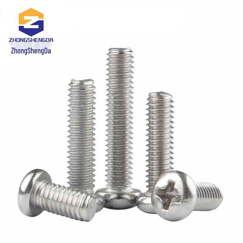304 Stainless Steel Phillips Pan Head Screws, M3/M4/M5/M6 Switch Panel Machine Bolts.