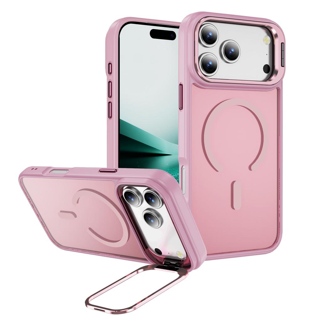 For Apple Mobile Phone Case, Light Luxury, High-end Skin-feeling Magnetic Contact Lens Holder, for IPhone17pro Mobile Phone Case