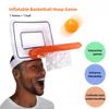 Faixa de Cabeça Inflável Jogo de Arremesso de Basquete Conjunto de Aro Portátil para Festa Atividades Quebra-Gelo Perfeito para Team Building Diversão ao Ar Livre