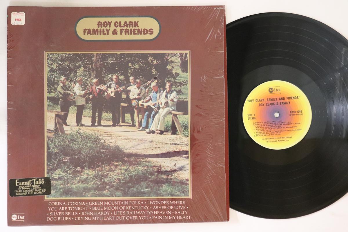 

LP Record ROY CLARK - Family & Friends DOSD2005 DOT 1974 US Country Used