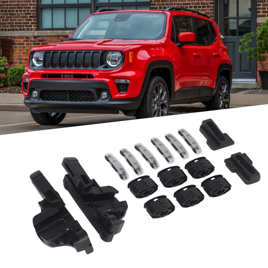 16 Piece Set Sunroof Bracket Slider OE Fitment Practical Design Direct Replacement Easy Installation High Functionality As Shown