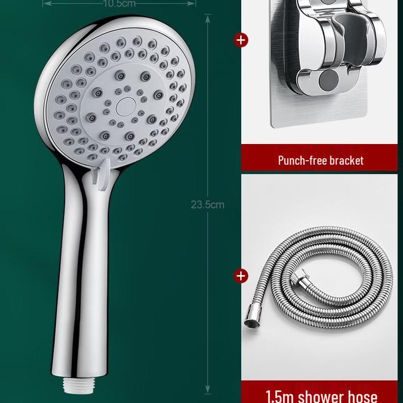 

TLXT High-Pressure 5-Mode Shower Head Set