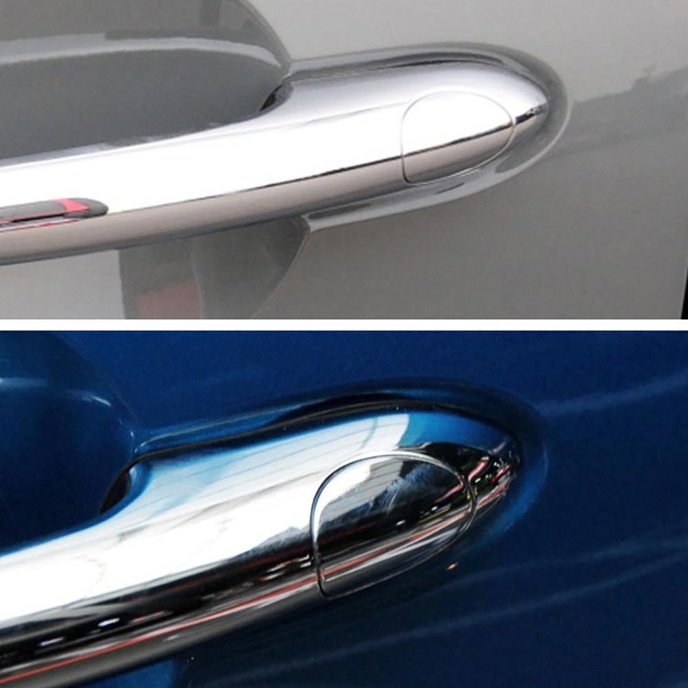 Chrome Door Handle Lock Key Hole Cover Trim Cap fit For Mini Cooper F55 F56