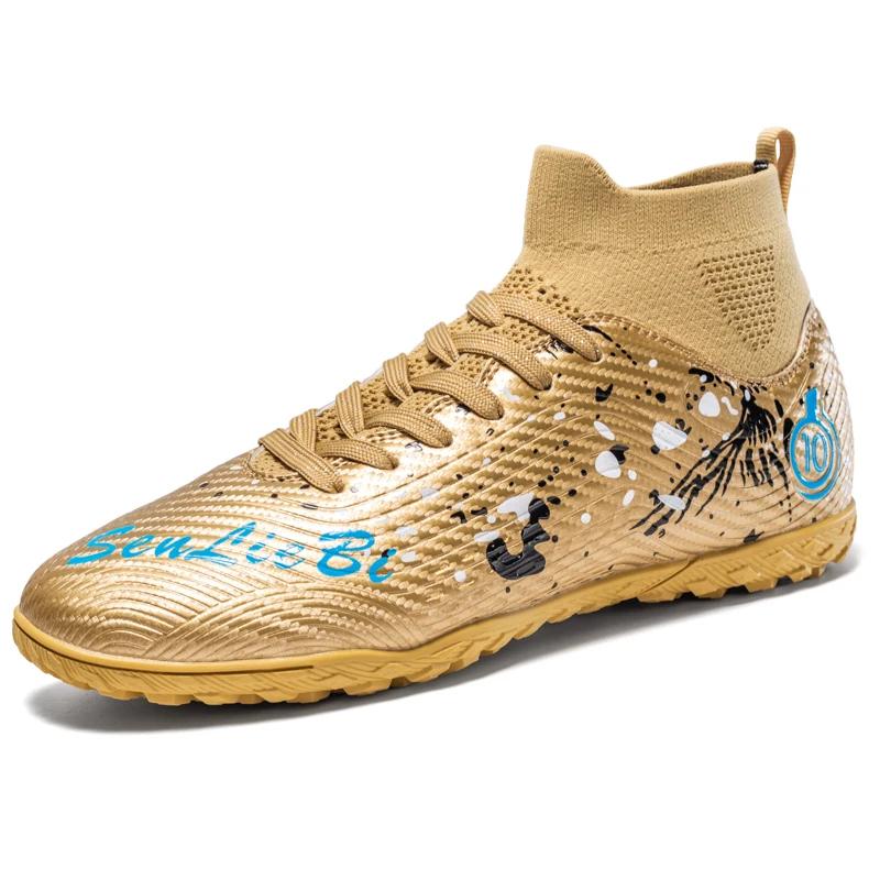 Men's Soccer Shoes Anti-slip TF/FG Football Boots Breathable Outdoor Grass Soccer Boot Low-Top Non-Slip Sports Soccer Sneakers