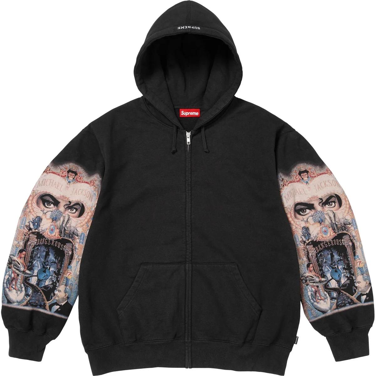 Supreme x Michael Jackson grapic-print hoodie