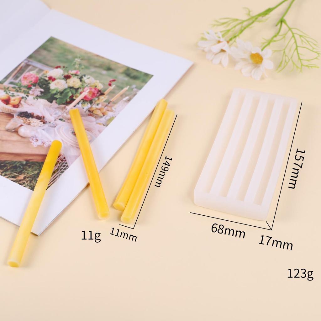 Formă de silicon pentru ceară de sigiliu pentru jurnal DIY