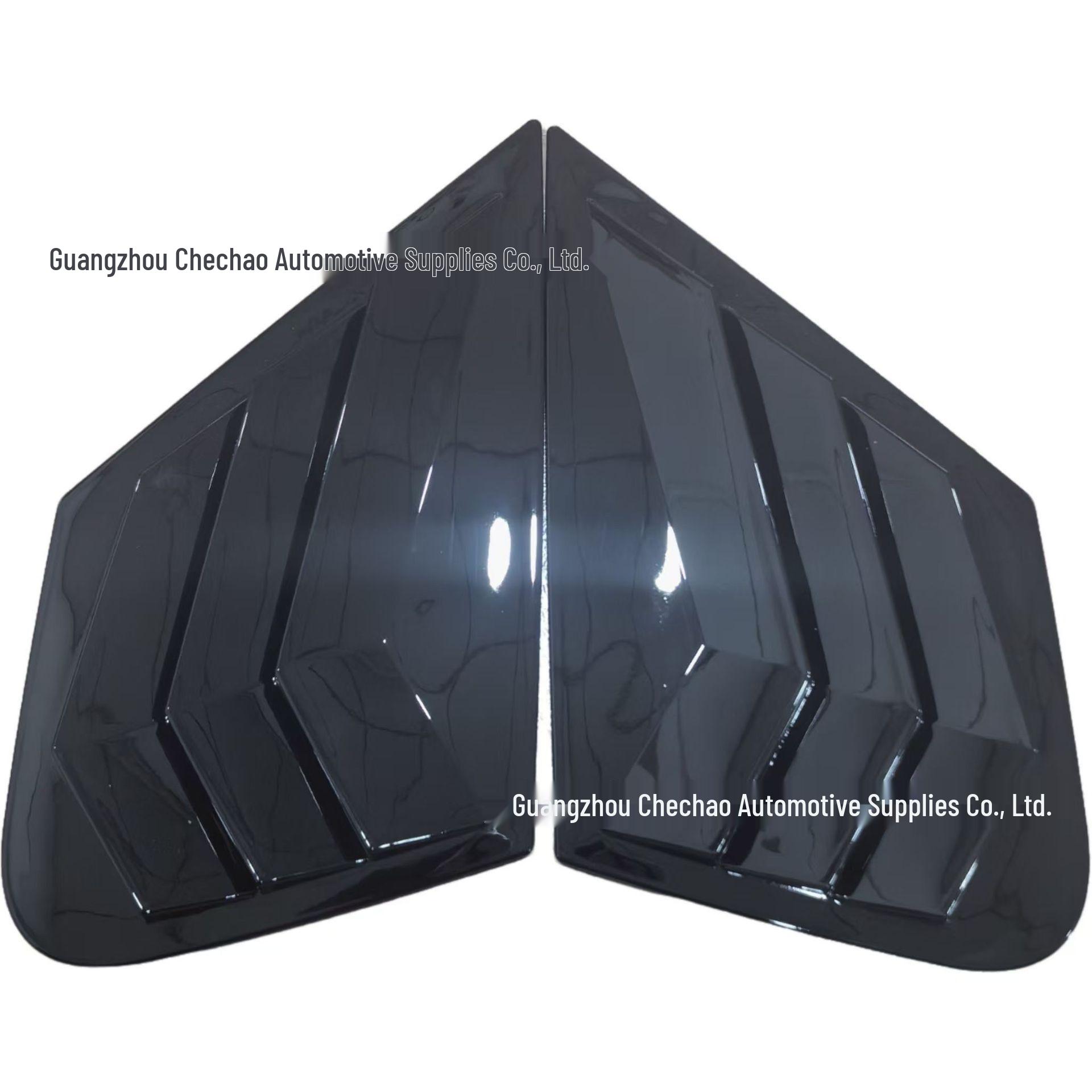 Kia K5 2016-19 Rear Quarter Window Carbon Fiber Louvers - Mustang Style Exterior Upgrade