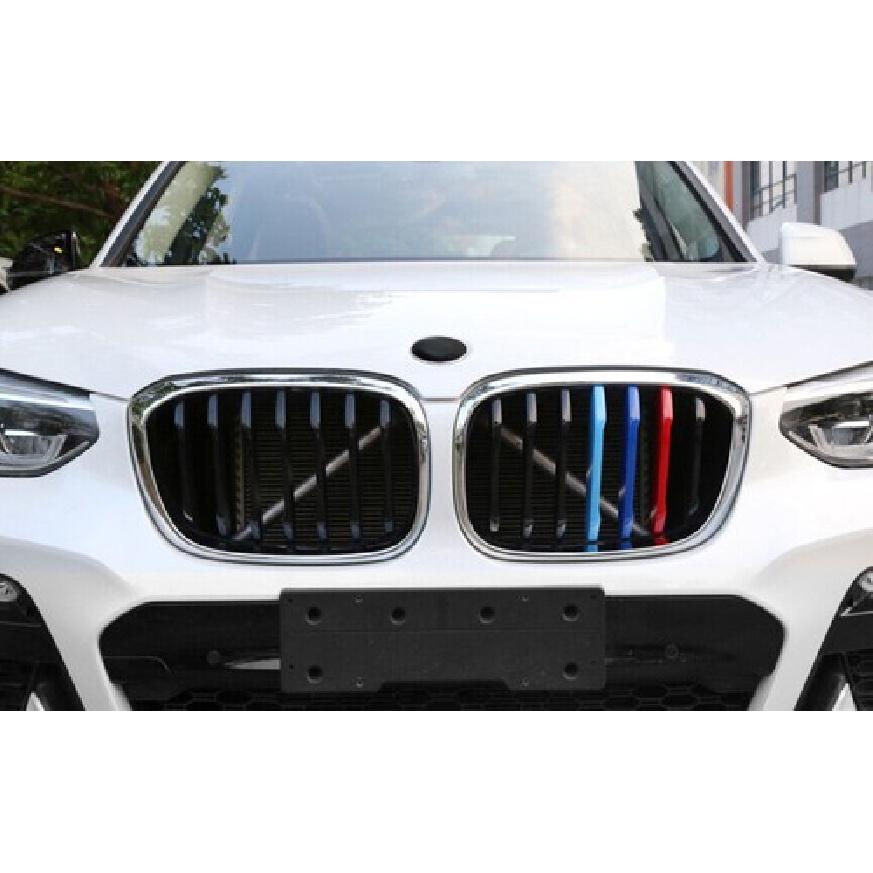 For BMW X3 G01 X4 G02 2018- ABS 3-Color Front Grille Grill Ring Cover Trim