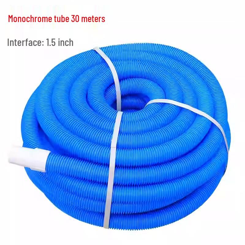 1.5-inch Blue Single-Layer Swimming Pool & Pond Vacuum Hose