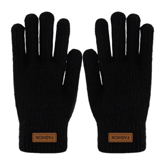 Women Winter Gloves Touch Screen Warm Knitted Gloves Soft Full Finger Thick Gloves for Daily Outings Driving Outdoors