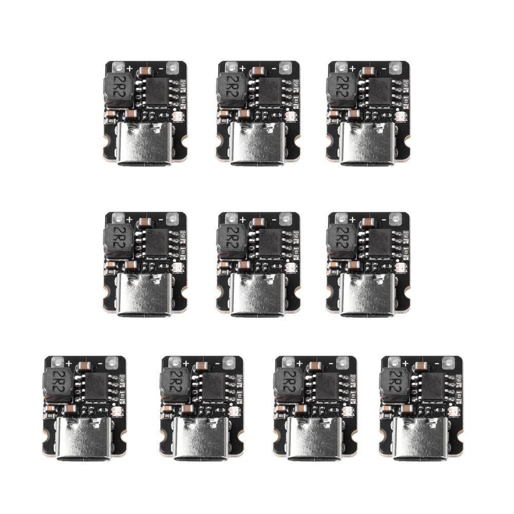 1-10pcs Mini 1S 3.2V/3.6V LiFePO4 Battery Charging Board, 2.4A Fast Charger Module, Trickle/Constant Current Charging