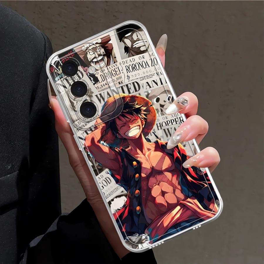 Case for Samsung Galaxy A57 A52 A17 A52 A25 A51 A34 A35 A55 A14 A16 A56 A36 A37 A54 A15 A26 A24 Phone Cover Anime One Piece