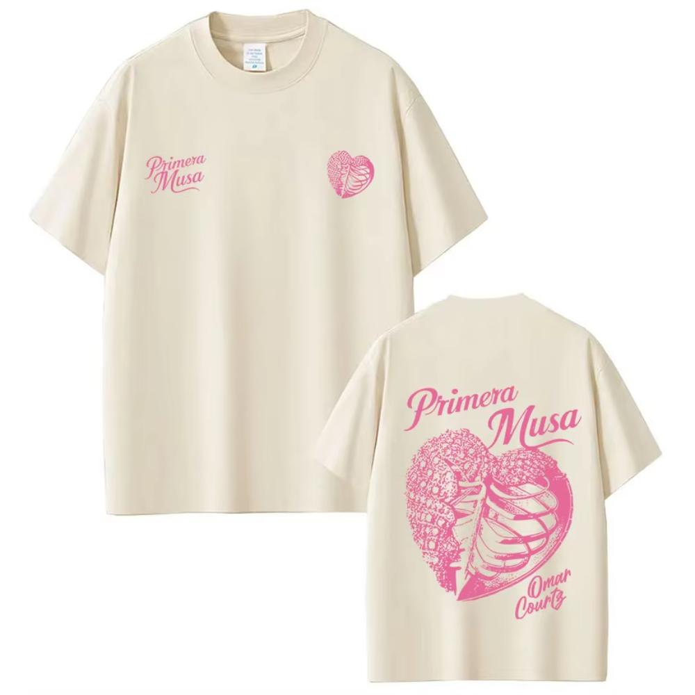 Omar Courtz Primera Musa Album Tour Merch T Shirt Men's Women Hip Hop Fashion T-shirts Casual Cotton Loose Short Sleeve T-shirts