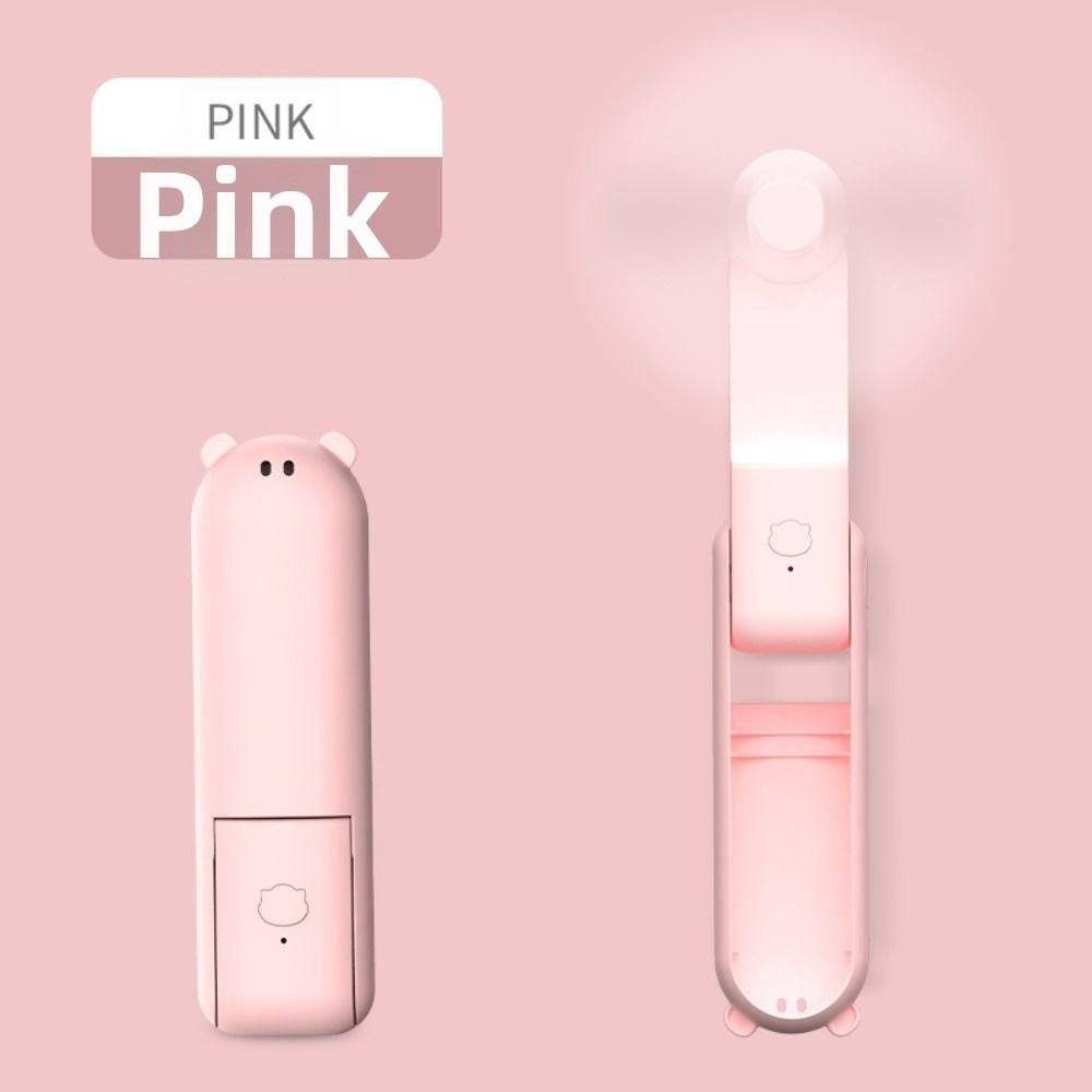 3 IN 1 Handheld Mini Fan USB Rechargeable 1500 MAh Folding Flashlight Fan 3 Gears Lightweight Pocket Silent Fan Summer Outdoor