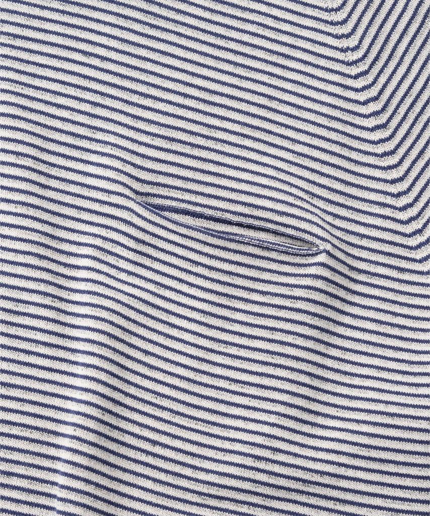 NONBLANK Striped Raglan Hs Knit_Blue