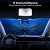 Car Sunshade Car Front Windshield Visor Retractable Easy To Store Portable Sun Protection Heat Insulation Block