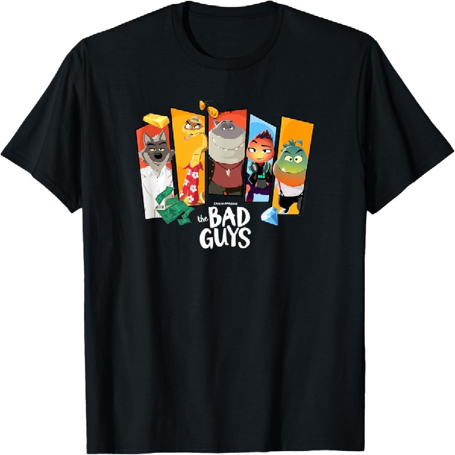 Футболка с панелями персонажей XXXXXL разноцветный