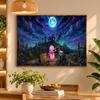 5D Diamond Painting Courage the Cowardly Dog DIY Full Drill Diamond Art Kit Home Decoration