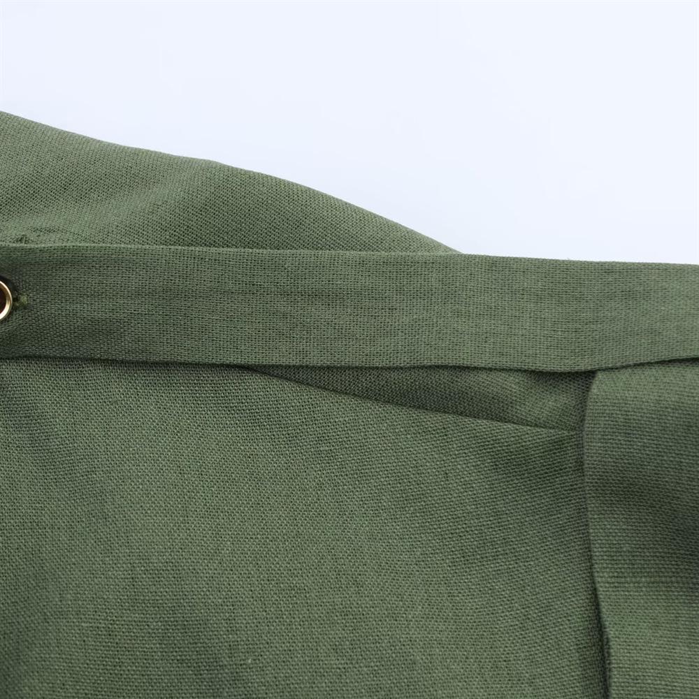 2025 Spring/Summer Women's Slim Fit Lapel Shirt with Tie-Up Decoration