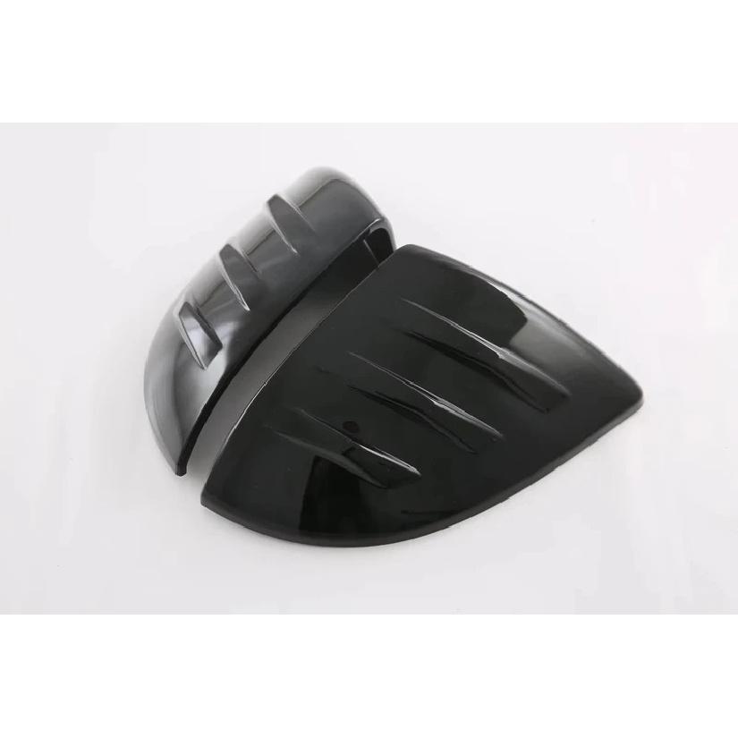 For MG 4 MG4 EV Mulan 2024 ABS Carbon Fiber Black Side Door Rearview Mirror Frame Cover Trims Sticker Car Accessories