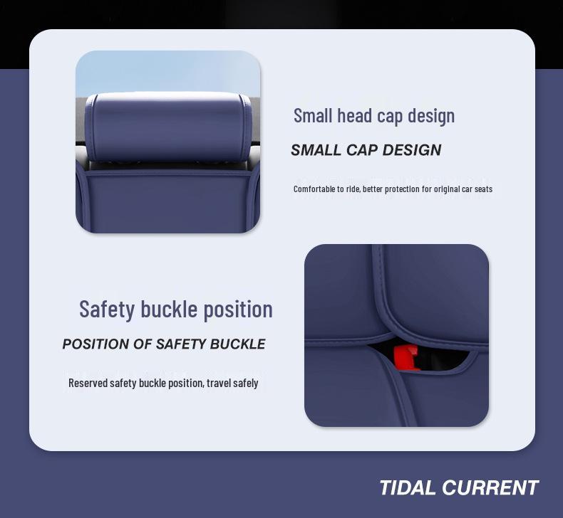 Four Seasons Universal PU Leather Car Seat Cover, Full Surround Cushion