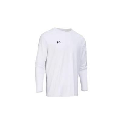Solid Color Quick-Dry Breathable Long Sleeve T-Shirt Unisex Tops White 24600601-100