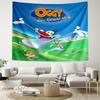 1pc Oggy and the Cockroaches Tapestry, Living Room, Bedroom, Office, Party Decor, Ideal Festive Gift