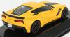 Atlas Scale Chevrolet Corvette Z06 2017 Diecast Model Car with Clear Case 1/43 (Yellow)