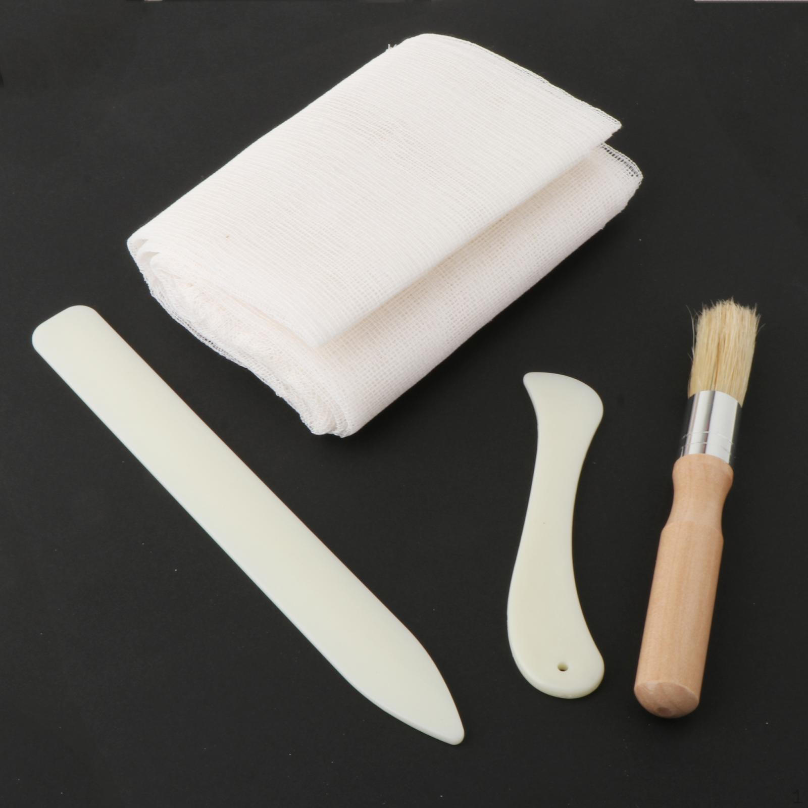 

Наборы тканей для переплета книг, удобный инструмент для складывания бумаги для переплета книг размером 90*100 см 4pcs