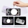 For iPhone 17 Pro Max Case Milk tea-drinking Panda Magnetic For Magsafe Silicone Cover For iPhone 16 Pro Max Funda iPhone 15 14 13 12 11 16E Air